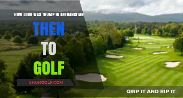 Trump's Afghanistan Visit and Golf Outing: A Timeline Analysis