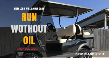 Golf Cart Lifespan: Running Without Oil – Risks and Limits