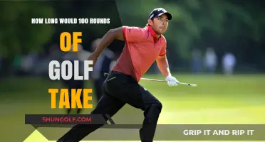 Average Time to Play 100 Rounds of Golf: A Comprehensive Breakdown
