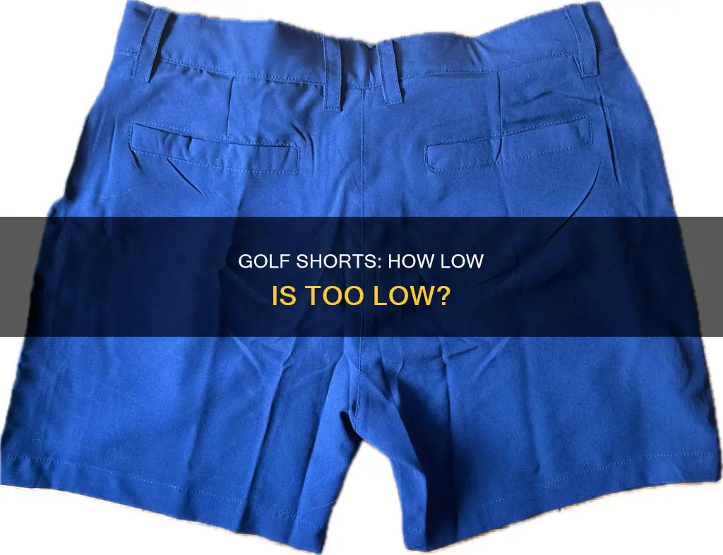 how low do golf shorts reach
