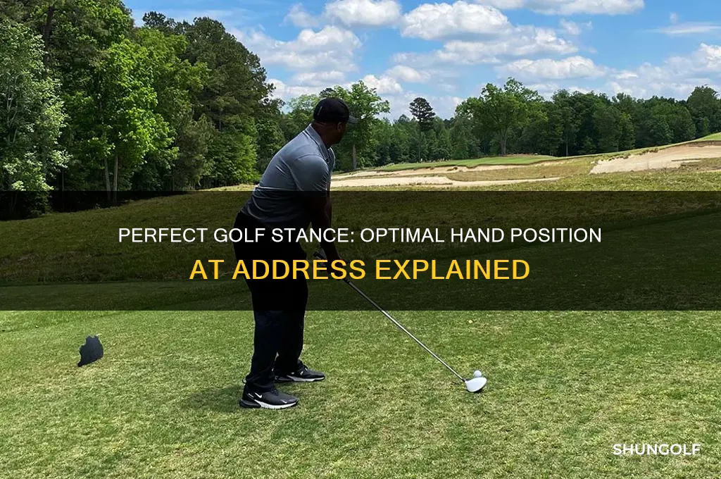 how low should my hands be at address golf
