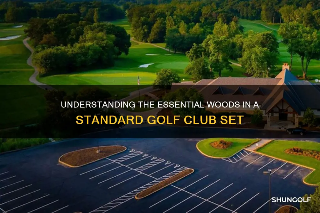 how manhy woods in a set of golf clubs