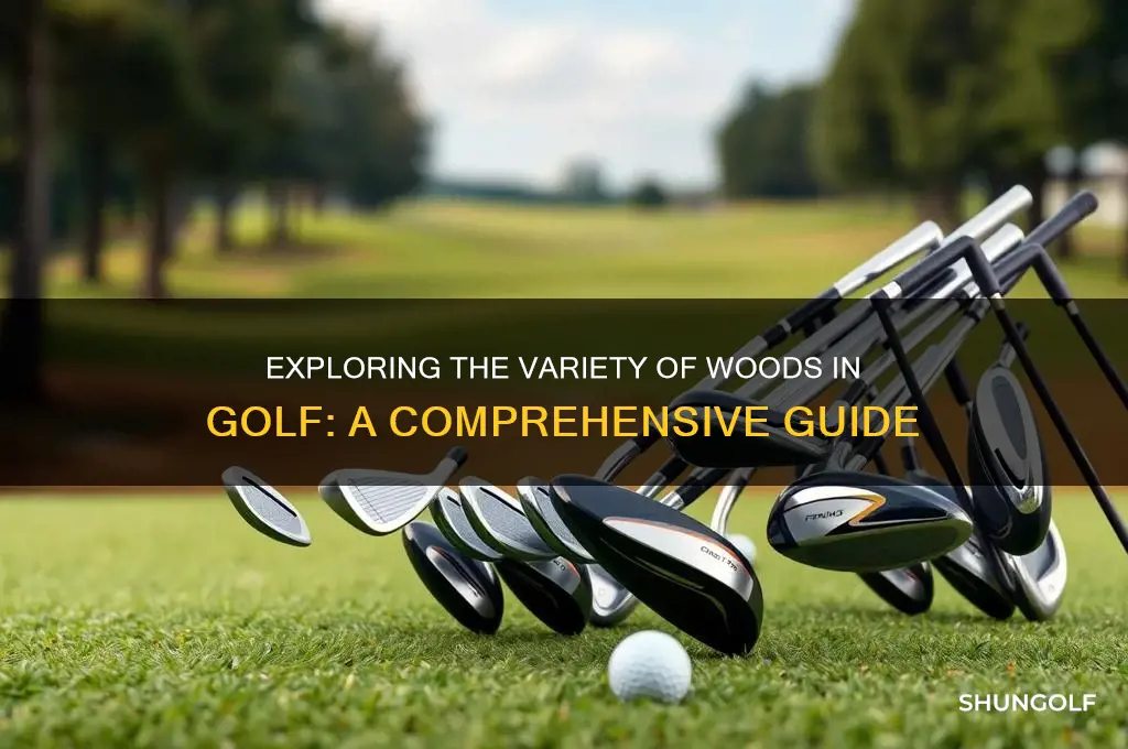 how manny woods are there in golf