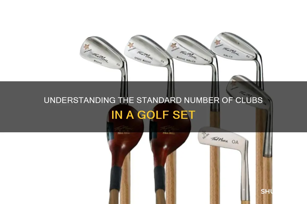 how mant clubs come in a set of golf clubs