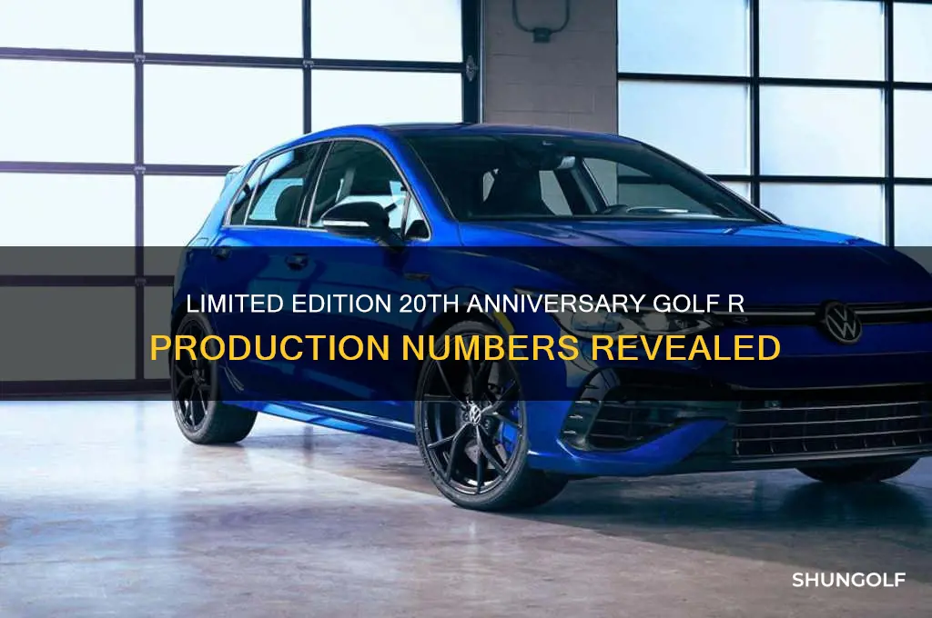 how many 20th anniversary golf r were made