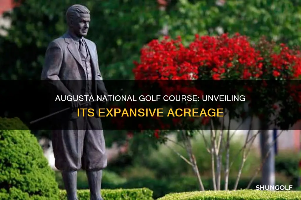 how many acres in augusta national golf course