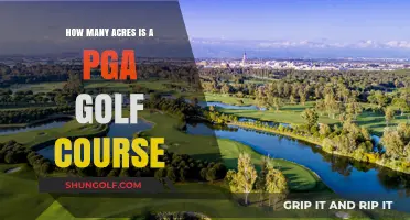 Exploring the Acreage of a Standard PGA Golf Course