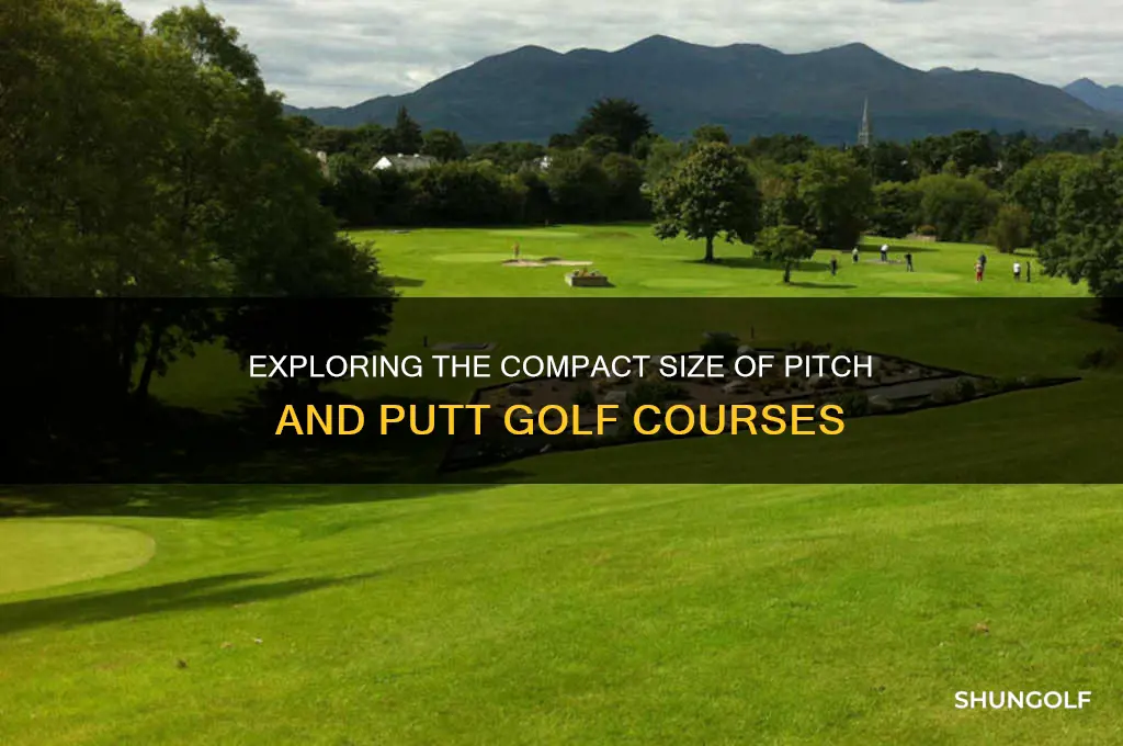 how many acres is a pitch and putt golf course