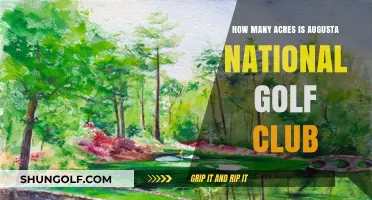 Augusta National Golf Club's Acreage: Unveiling the Iconic Course's Size