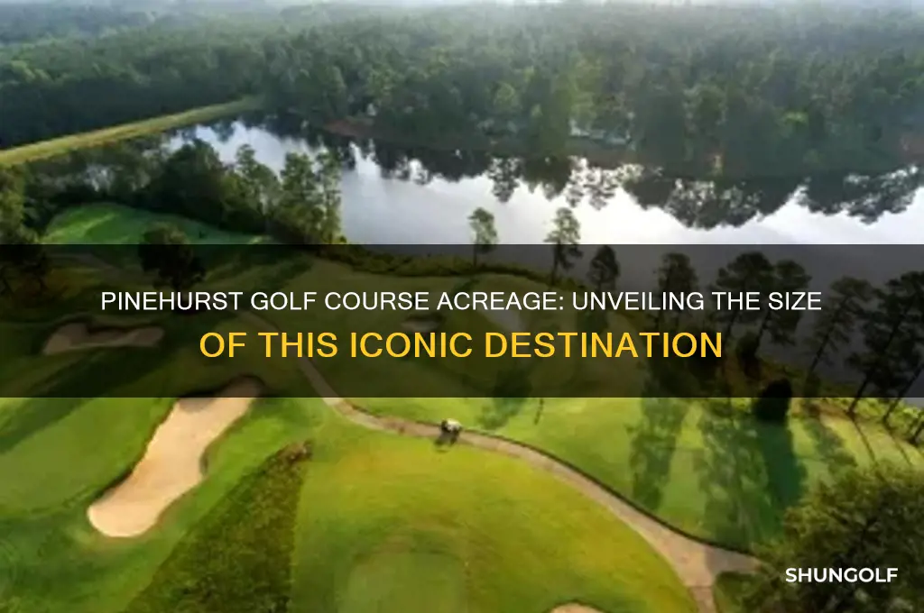 how many acres is pinehurst golf course