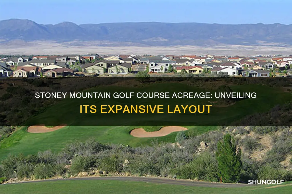 how many acres is stoney mountain golf course