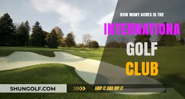 Exploring the Size of the International Golf Club's Acreage