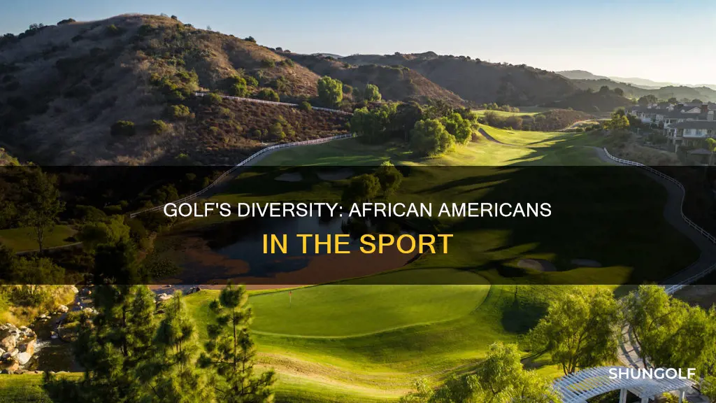 how many african americans in golf