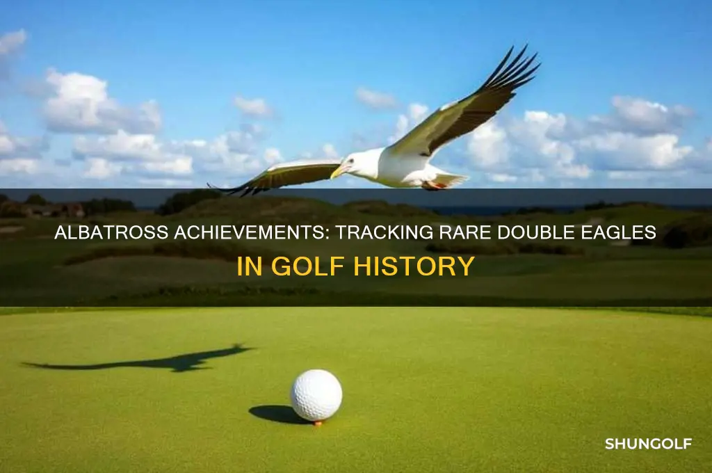 how many albatross have been made in golf