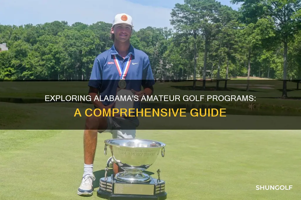 how many amatuer golf programs does alabama have