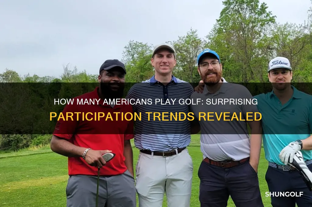 how many americans play golf