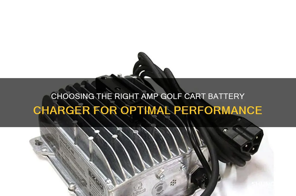 how many amp golf cart battery charger
