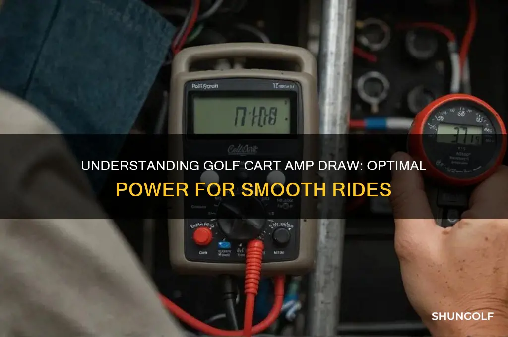 how many amps should a golf cart pull
