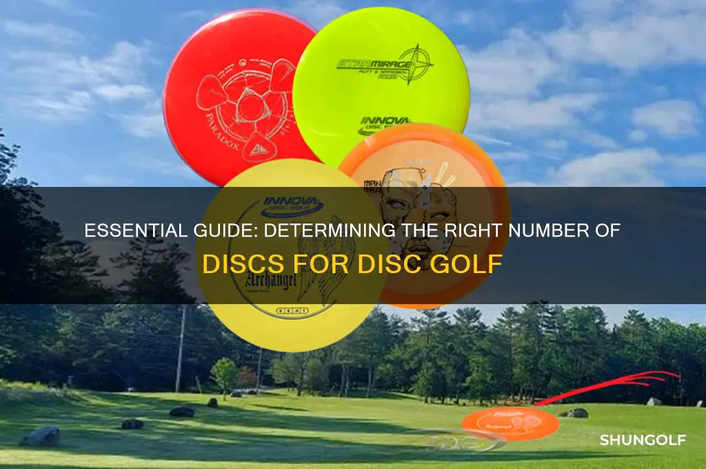 how many badkets need for frisber golf