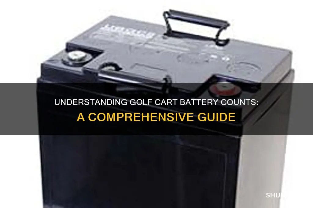 how many batteries are in a golf cart
