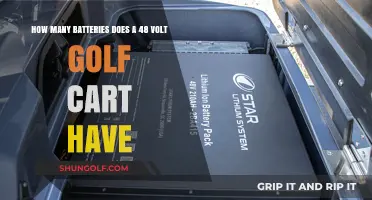 Understanding the Battery Count in Your 48 Volt Golf Cart