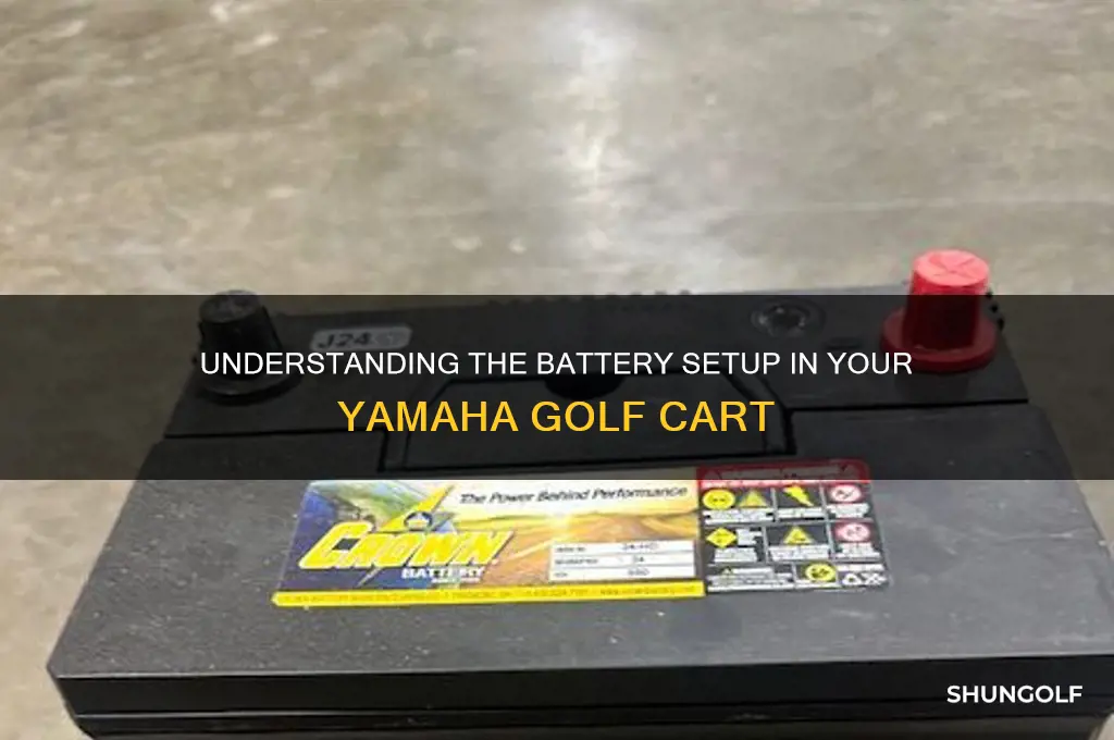 how many batteries in a yamaha golf cart
