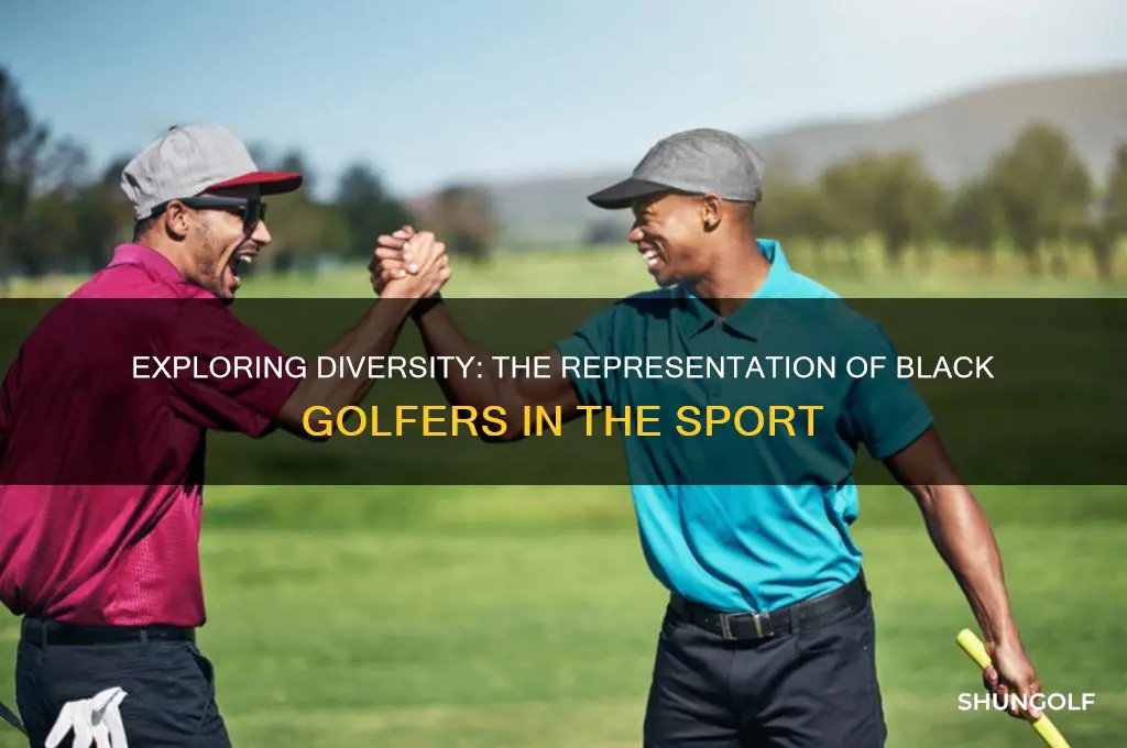 how many black golf players are there