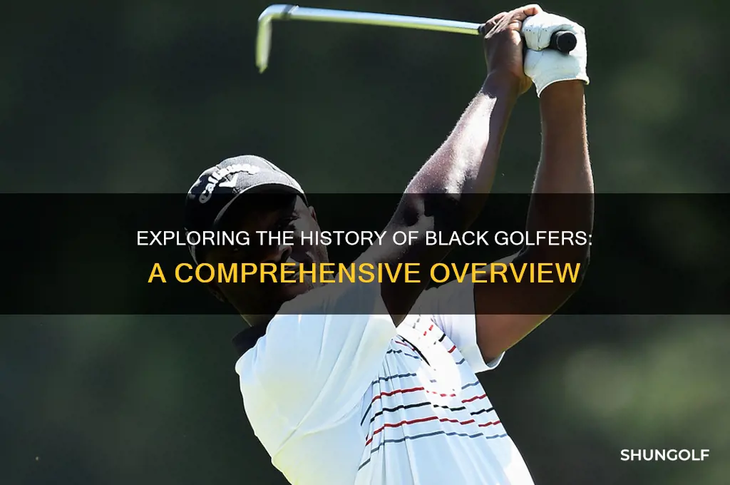 how many black guys have ever played golf