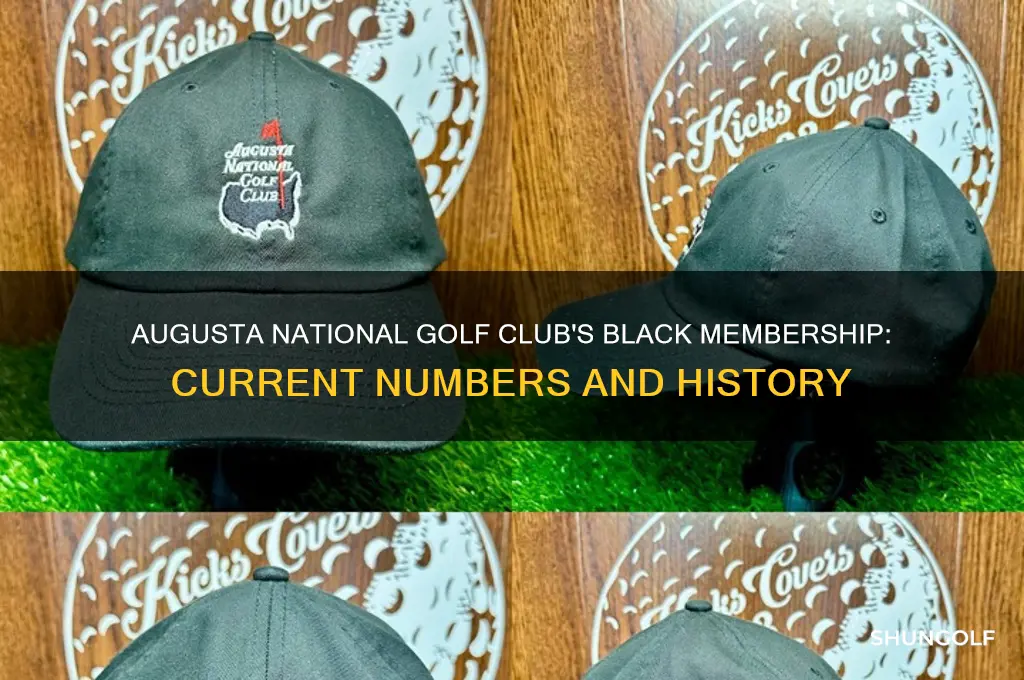 how many black members at the augusta national golf club