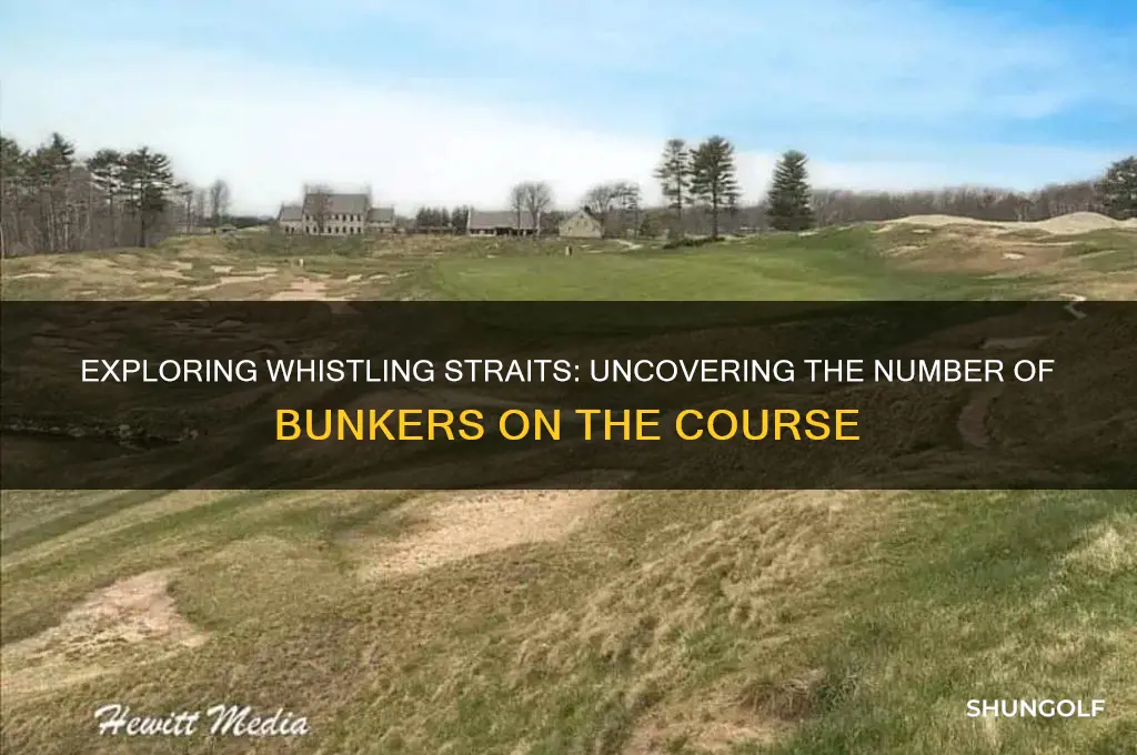 how many bunkers are on whistling straits golf course
