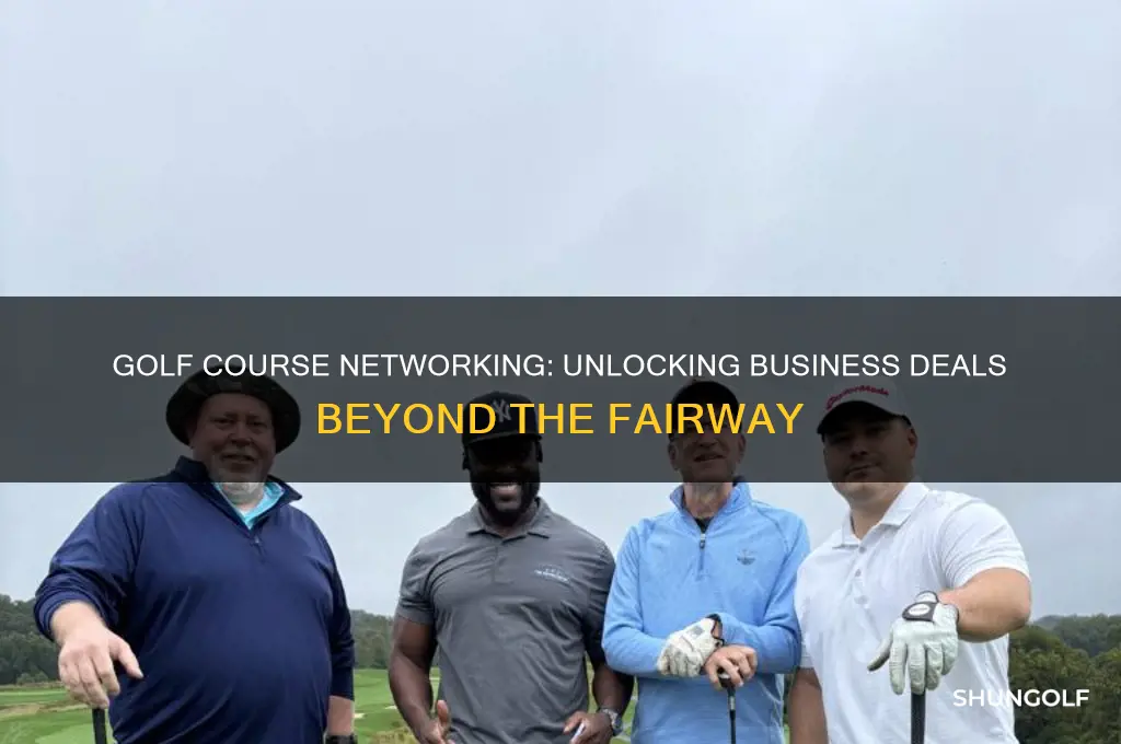 how many business deals are made on the golf course