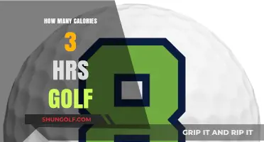 Burning Calories: Golfing for Three Hours