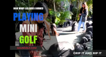 Calories Burned Playing Mini Golf: A Fun Fitness Breakdown