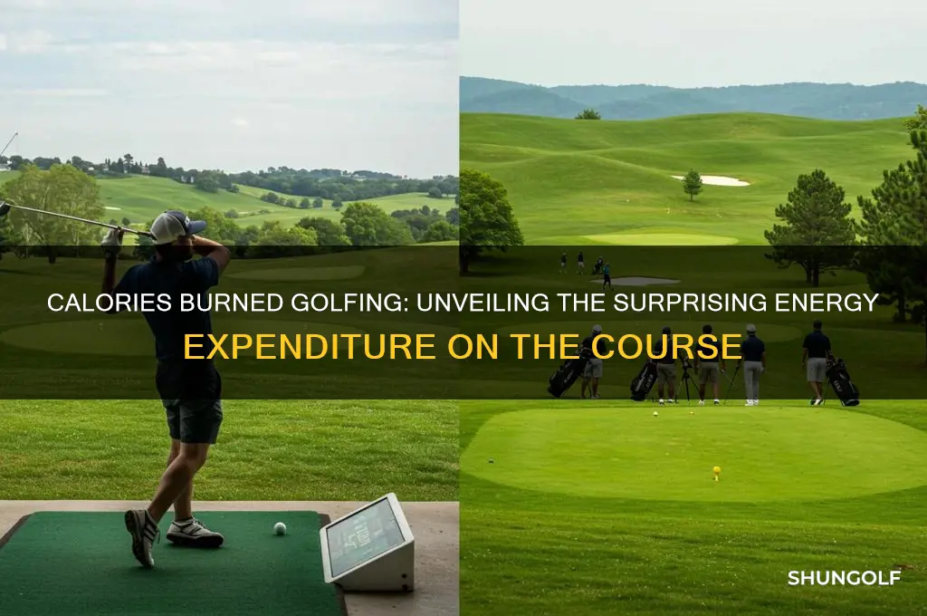 how many calories do i burn golfing