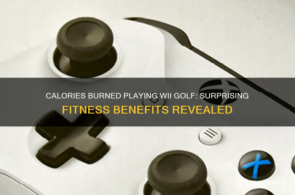 how many calories do you burn playing wii golf