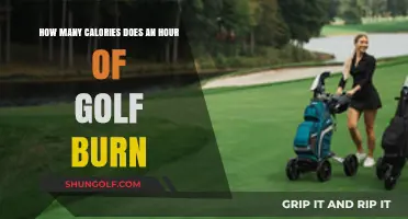 Swing and Burn: Calories Torched in an Hour of Golf