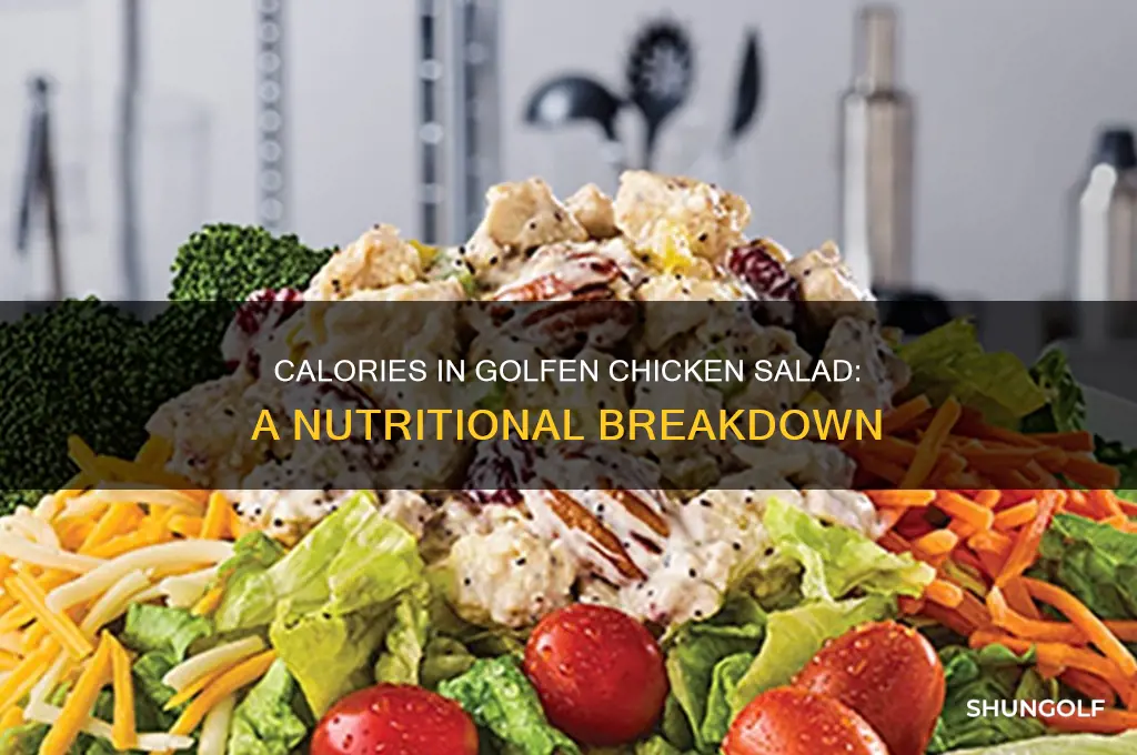 how many calories in golfen chick chocken salad