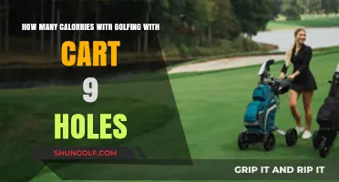Calories Burned: 9-Hole Golf with Cart Explained