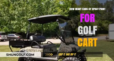 Spray Paint Guide: Estimating Cans for Golf Cart Makeover