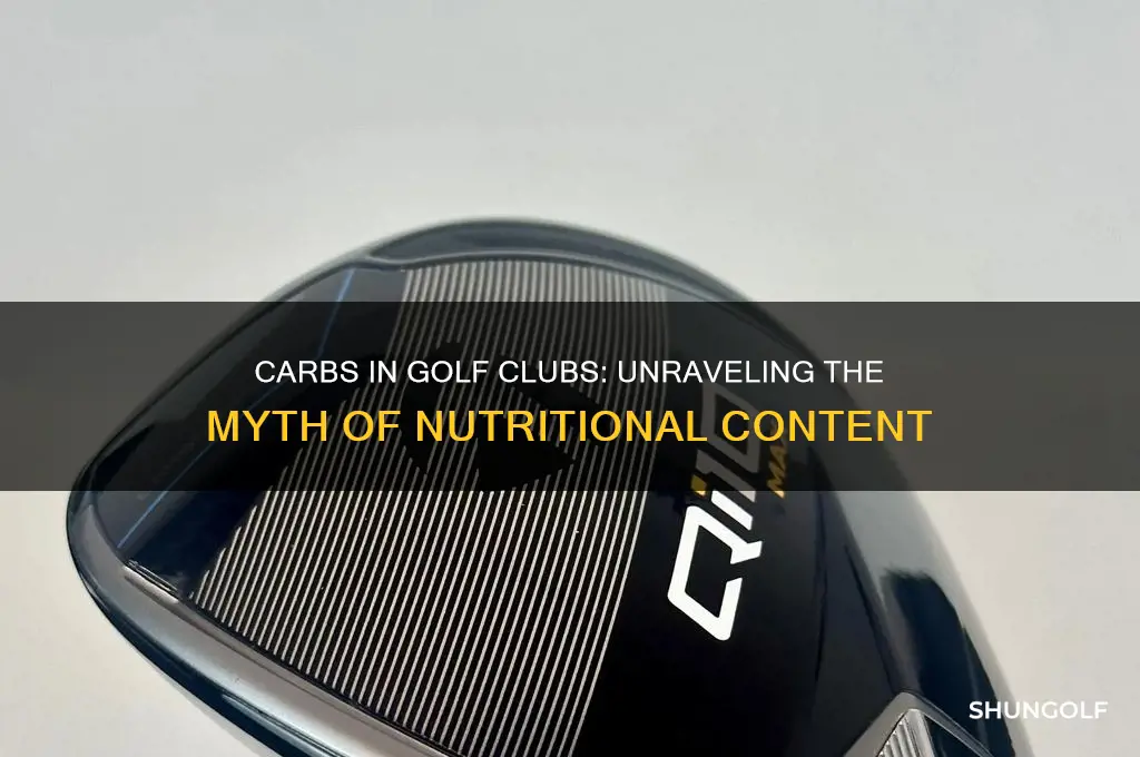 how many carbs in a full set of golf clubs