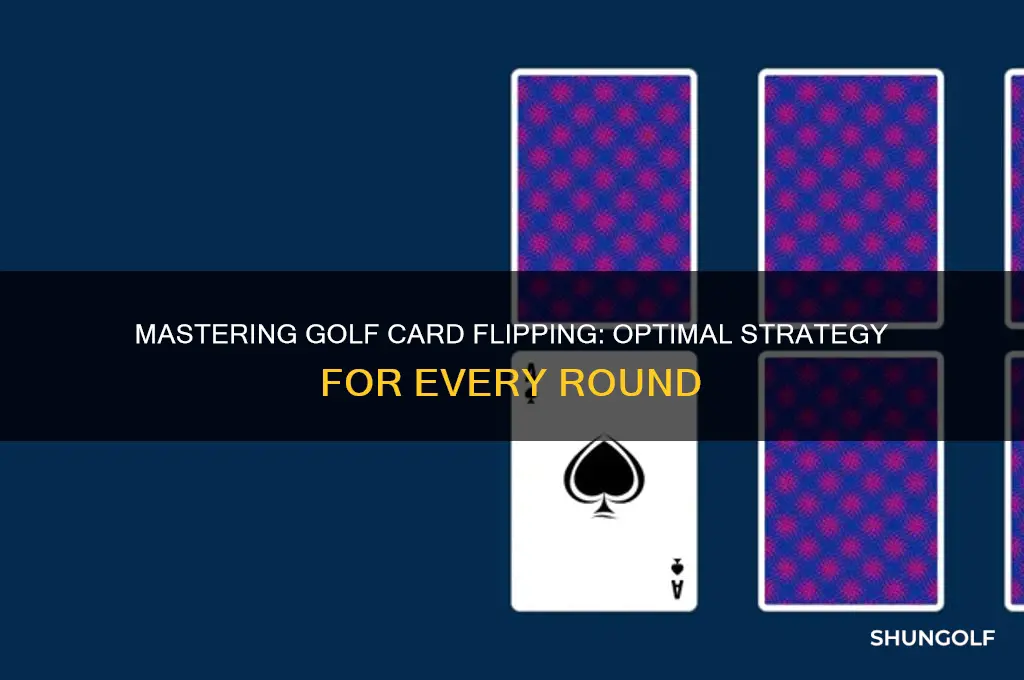 how many cards to flip in golf