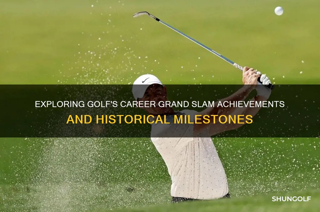 how many career grand slams in golf