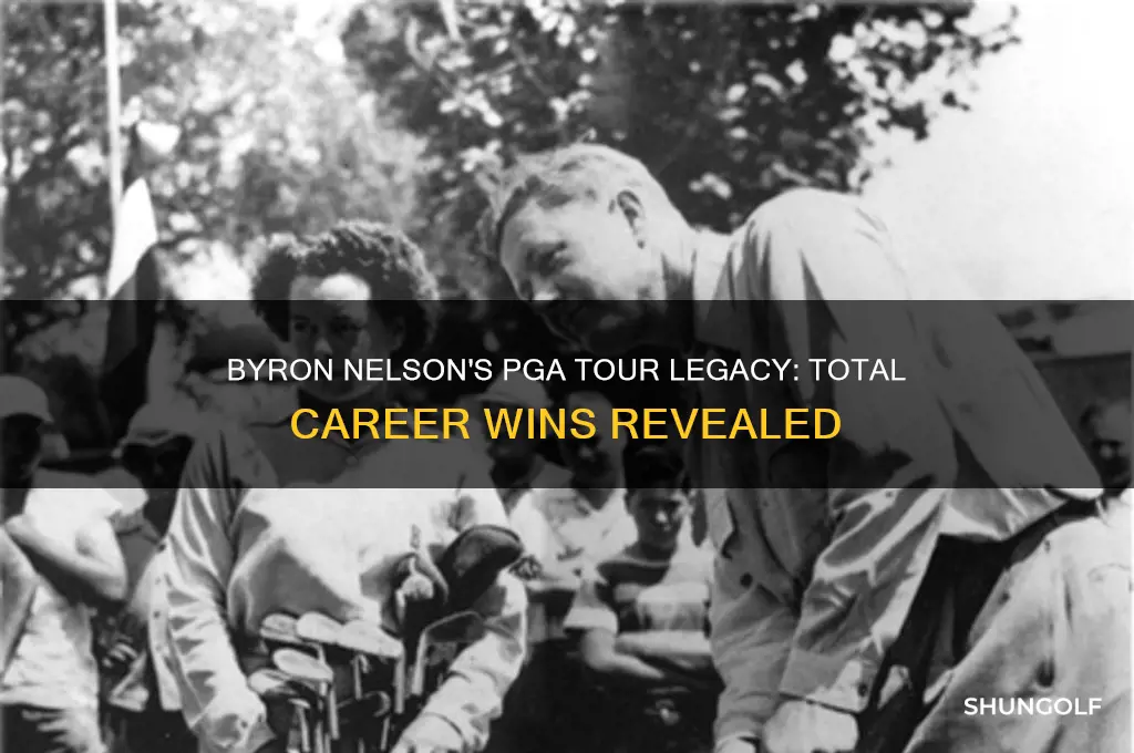 how many career pga tour did golfer byron nelson win