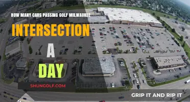 Daily Traffic Count: Cars Passing Golf Milwaukee Intersection Revealed