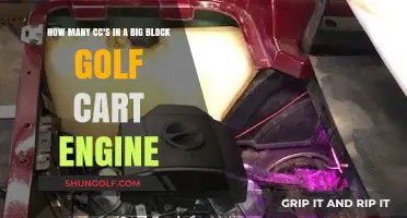 Big Block Golf Cart Engine: Understanding CC Capacity and Power