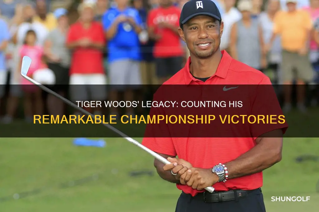 how many championships has tiger woods won
