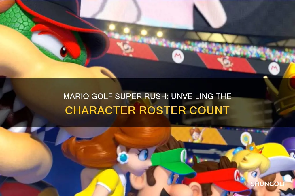 how many characters are in mario golf super rush