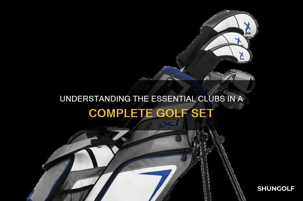 how many clubs are in a complete golf set