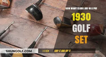 Exploring the Composition of Vintage Golf Sets Before 1930