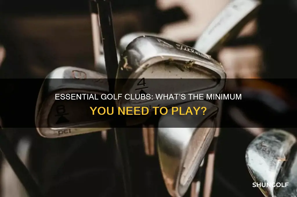 how many clubs do i need to play golf
